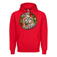 Red christmas lincoln sheep Zipper Hoodie - LillyAllenDesigns