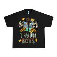 Black mom of twin boys mother's day Urban Heavy Tee - CowGirlArtShop