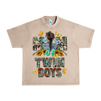 Mom Of Twin Boys Mother's Day Urban Heavy Tee | Teevron