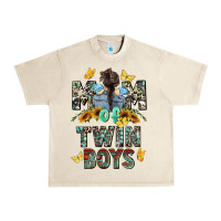 Sandshell mom of twin boys mother's day Urban Heavy Tee - CowGirlArtShop
