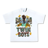 White mom of twin boys mother's day Urban Heavy Tee - CowGirlArtShop