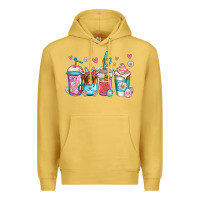 Antique Gold easter longhaired cow coffee cups Premium Hoodie - Jasminsmagicworld