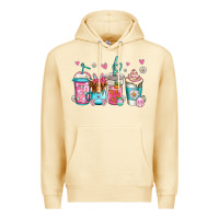 Pina Colada easter longhaired cow coffee cups Premium Hoodie - Jasminsmagicworld