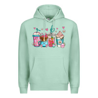 Seafoam easter longhaired cow coffee cups Premium Hoodie - Jasminsmagicworld