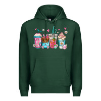Sports Green easter longhaired cow coffee cups Premium Hoodie - Jasminsmagicworld