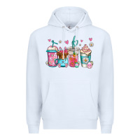 White easter longhaired cow coffee cups Premium Hoodie - Jasminsmagicworld
