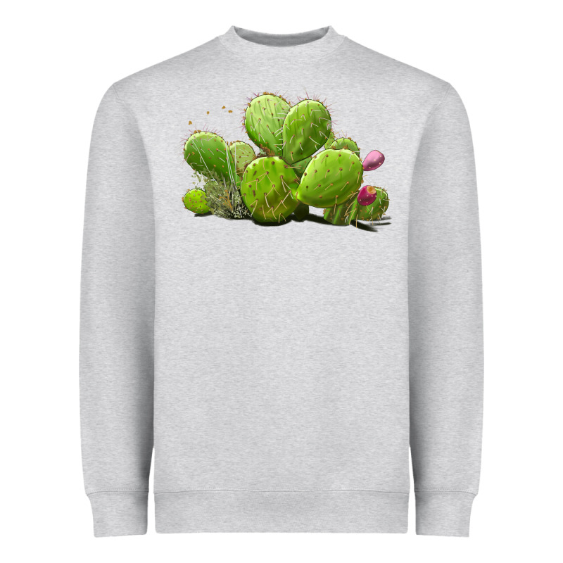 Desert Prickly Pear Cactus Heavyweight Sweatshirt by LillyAllenDesigns | Teevron
