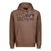 Chestnut love american sunflower Premium Hoodie - BundleAndBundleShop