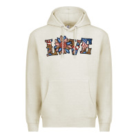 Oatmeal Heather love american sunflower Premium Hoodie - BundleAndBundleShop