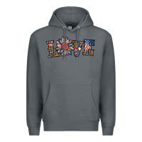 Rock love american sunflower Premium Hoodie - BundleAndBundleShop
