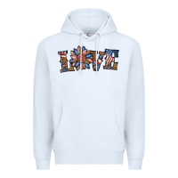 White love american sunflower Premium Hoodie - BundleAndBundleShop