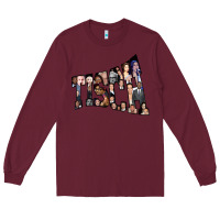 Burgundy NYU Tisch Long Sleeve Tee - minhPixels