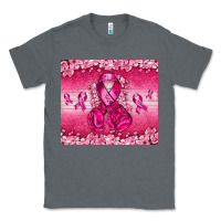 Charcoal Heather Breast Cancer with boxing gloves Classic Tee - NancyCooperArtShop