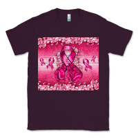 Plum Breast Cancer with boxing gloves Classic Tee - NancyCooperArtShop