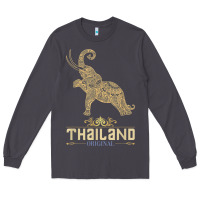 Smoke Thai Flag Vacation Bangkok Travel Thailand Long Sleeve Tee - minhPixels