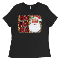 Black Ho Ho Ho Santa Ladies Tee - Bettercallsaul