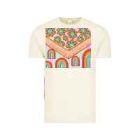 Vintage Arctic hippie rainbow and daisy Vintage Tee - TumblerDesignByShophia