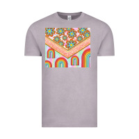 Vintage Zinc hippie rainbow and daisy Vintage Tee - TumblerDesignByShophia