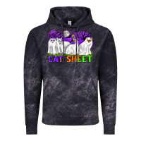 Cloud Black cat sheet ghost cats halloween Vintage Hoodie - CowGirlArtShop
