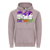Vintage Zinc cat sheet ghost cats halloween Vintage Hoodie - CowGirlArtShop