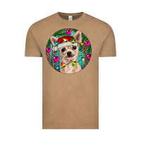 Vintage Coffee Christmas Chihuahua Vintage Tee - RanaPortraitStore