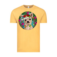 Vintage Mustard Christmas Chihuahua Vintage Tee - RanaPortraitStore