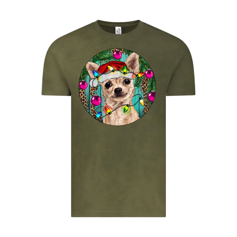 Christmas Chihuahua Vintage Tee by RanaPortraitStore | Teevron