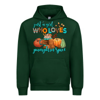 Forest Green just a girl who loves pumpkin spice Urban Hoodie - AdoDesignShop