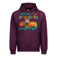 Mauve Wine just a girl who loves pumpkin spice Urban Hoodie - AdoDesignShop