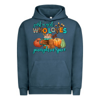 Pigment Midnight Navy just a girl who loves pumpkin spice Urban Hoodie - AdoDesignShop