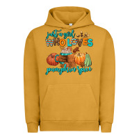 Pigment Peanut Butter just a girl who loves pumpkin spice Urban Hoodie - AdoDesignShop