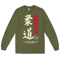 Army Green Judo Cool Japanese Symbol Judoka Martial Arts Lover Gift Long Sleeve Tee - minhPixels