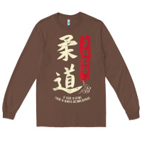 Chestnut Judo Cool Japanese Symbol Judoka Martial Arts Lover Gift Long Sleeve Tee - minhPixels