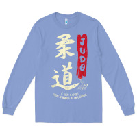 Colony Blue Judo Cool Japanese Symbol Judoka Martial Arts Lover Gift Long Sleeve Tee - minhPixels