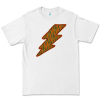White Western Cactus Lightning Orange Background Premium Tee - Bettercallsaul