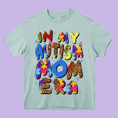 In My Autism Mom Era Heavy Core Tee Designed By Artiststas