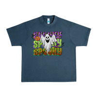 Midnight Navy spooky spooky spooky Urban Heavy Tee - CowGirlArtShop