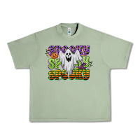 Oil Green spooky spooky spooky Urban Heavy Tee - CowGirlArtShop