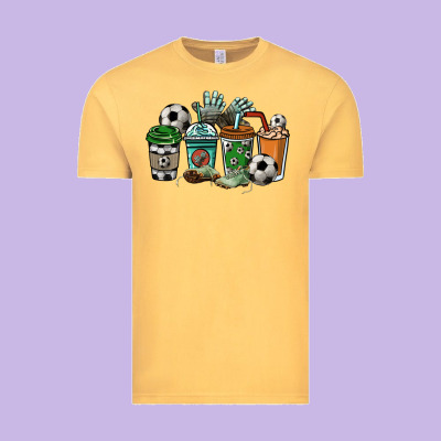 Soccer Coffee Cups Vintage Tee Designed By Howdyjamesfarm