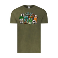 Vintage Olive Soccer coffee cups Vintage Tee - HowdyJamesFarm