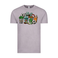 Vintage Zinc Soccer coffee cups Vintage Tee - HowdyJamesFarm