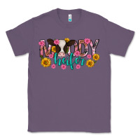 Lavender Moody Heifer Mother's Day Classic Tee - texasbilliewilder