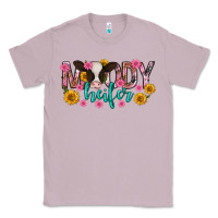 Lilac Moody Heifer Mother's Day Classic Tee - texasbilliewilder