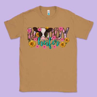 Moody Heifer Mother's Day Classic Tee Designed By Texasbilliewilder