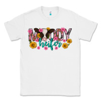 White Moody Heifer Mother's Day Classic Tee - texasbilliewilder