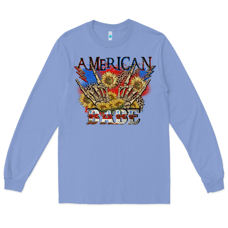 American Babe 4th Of July Long Sleeve Tee by CowGirlArtShop | Teevron