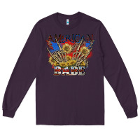 Plum American babe 4th of july Long Sleeve Tee - CowGirlArtShop