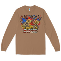Toasted Coconut American babe 4th of july Long Sleeve Tee - CowGirlArtShop