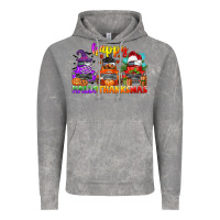 Cloud Rock happy hallothanksmas truck Vintage Hoodie - CowGirlArtShop