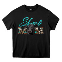Black show mom aztec cowhide black angus Heavy Core Tee - Artiststas